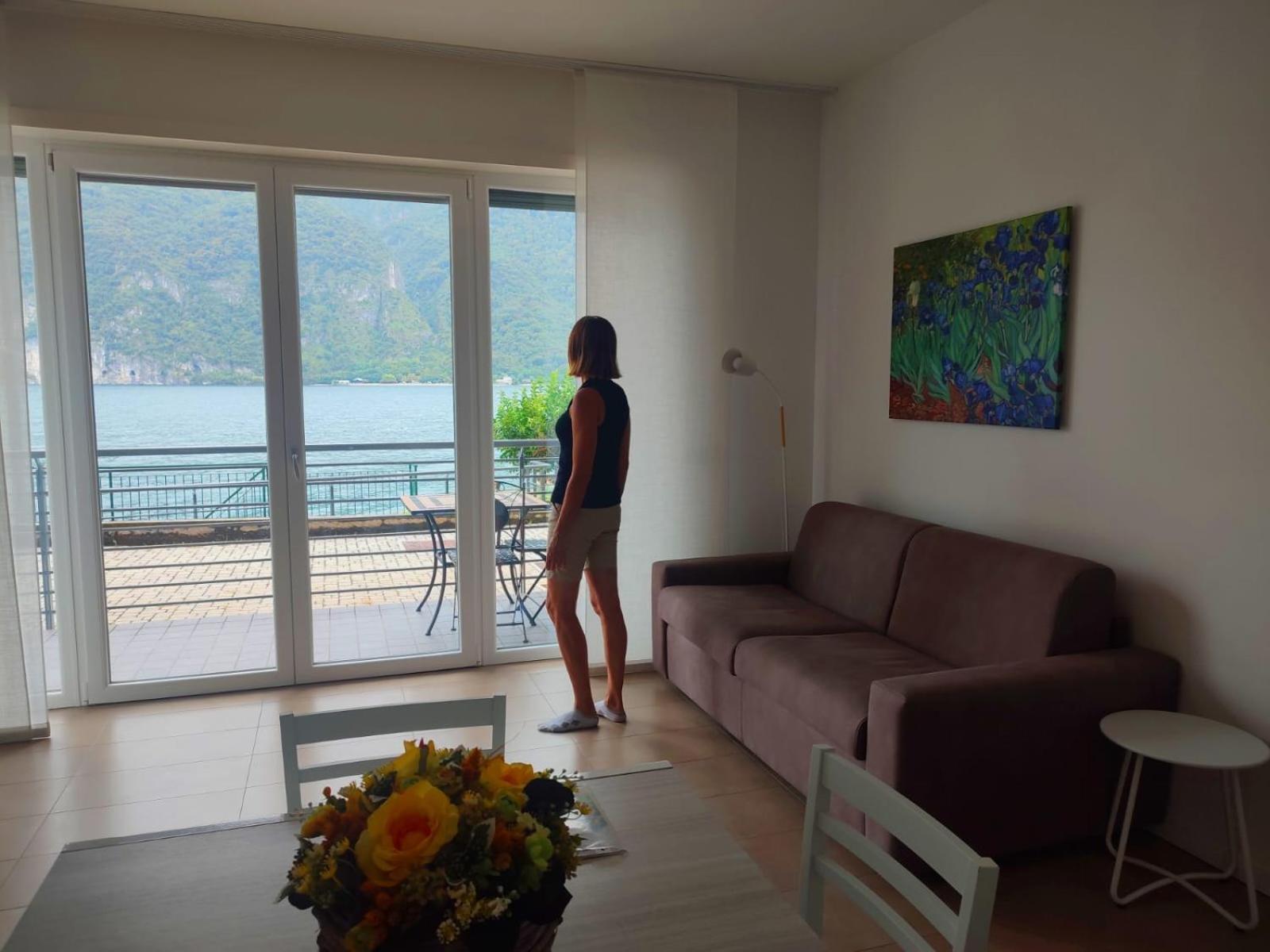 Lake Como Casa La Rosa Abbadia Lariana Buitenkant foto