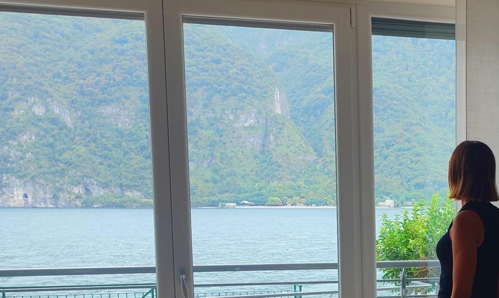 Lake Como Casa La Rosa Abbadia Lariana Buitenkant foto