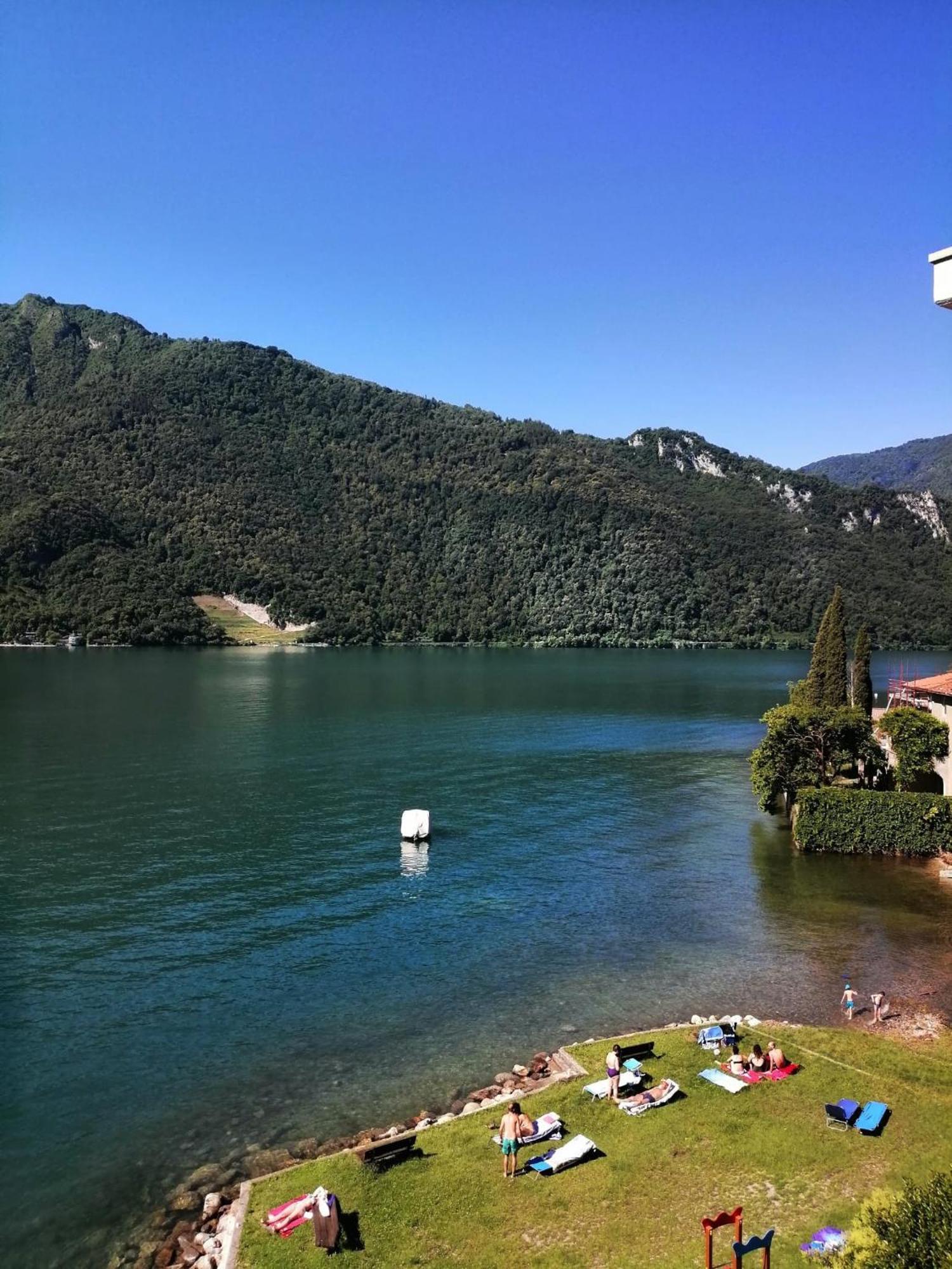 Lake Como Casa La Rosa Abbadia Lariana Buitenkant foto