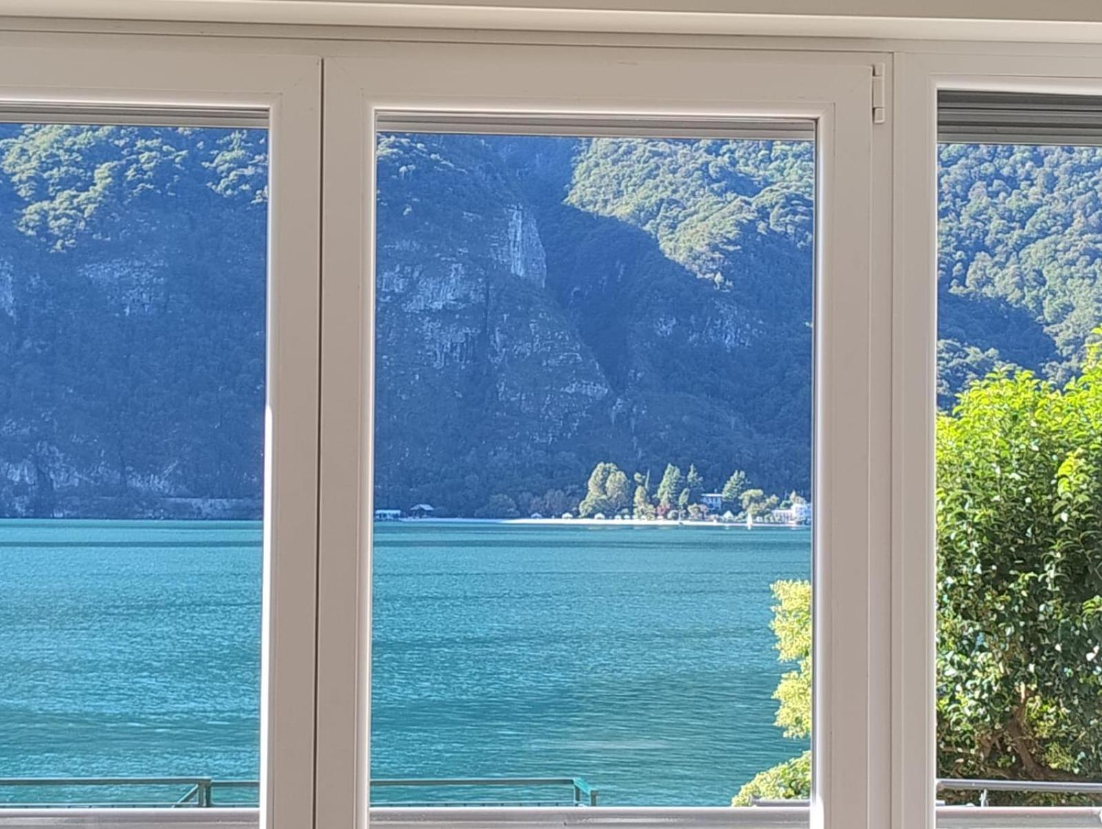 Lake Como Casa La Rosa Abbadia Lariana Buitenkant foto