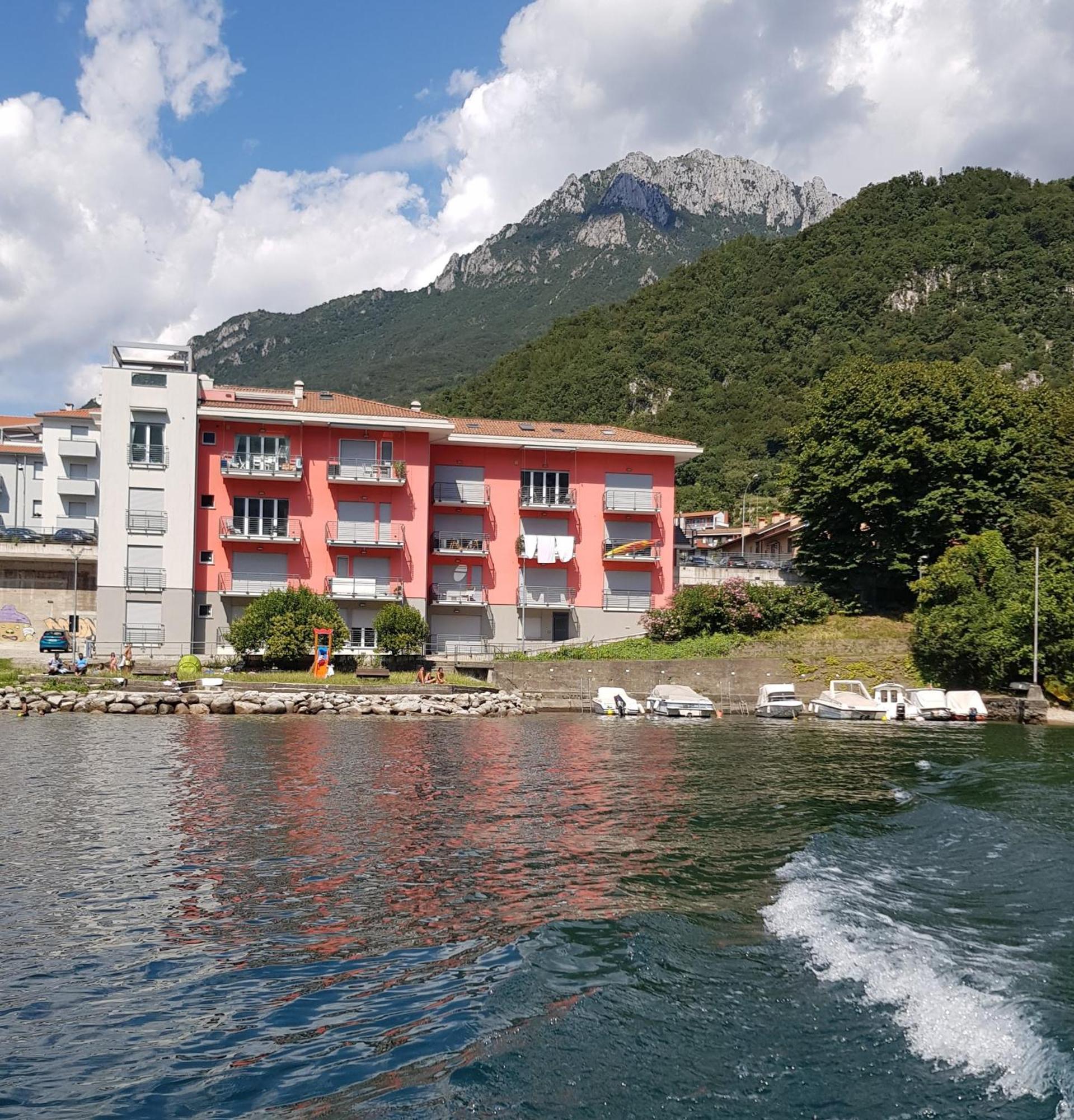 Lake Como Casa La Rosa Abbadia Lariana Buitenkant foto