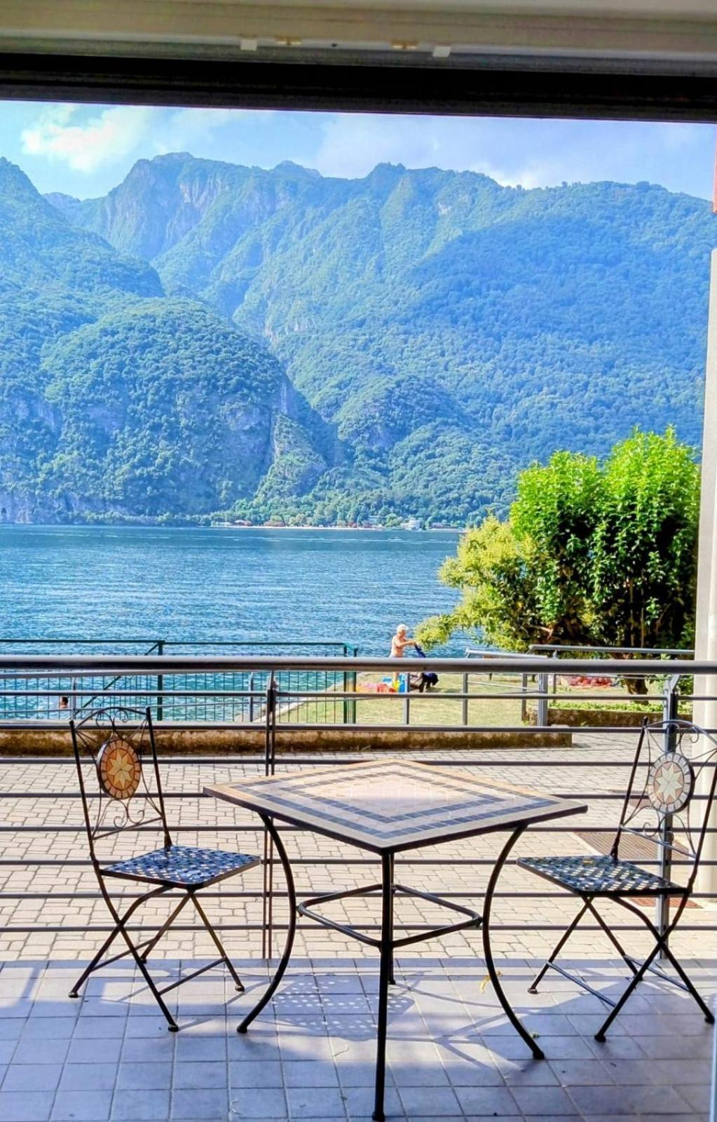 Lake Como Casa La Rosa Abbadia Lariana Buitenkant foto