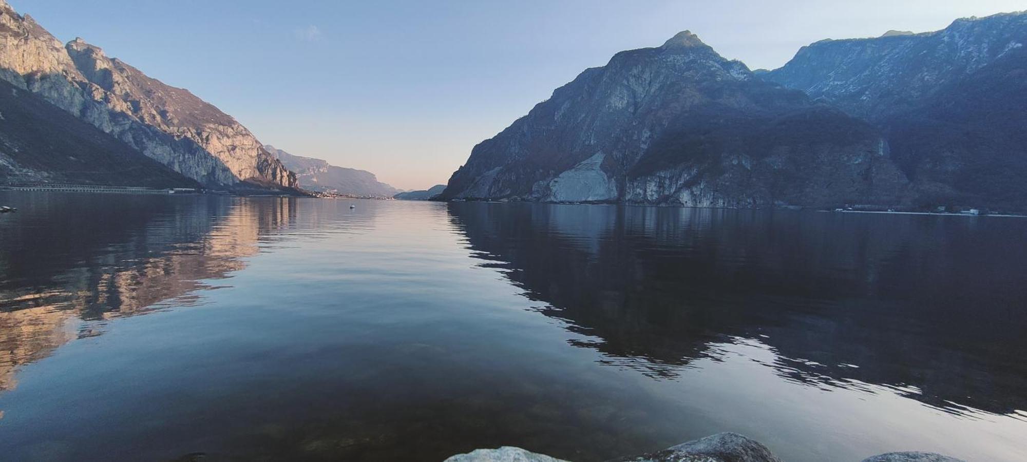 Lake Como Casa La Rosa Abbadia Lariana Buitenkant foto